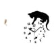 thumbnail image 5 of Organizador De Pared Plegable Con Ganchos Para Ropa Y Toallas, Con Reloj De Gato Silencioso Y Mecanismo Discreto, Ideal Para Baño, Armario O Sala De Estar De Estilo Rústico., 5 of 8