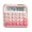 Pink, variant on Office Calculator Flexible Key Panel Inclined Screen Display