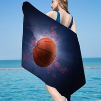 Summer Savings Boovnll Beach Towels, 30x60" High Absorbent Quick Dry Sand Free Microfiber Lightweight Beach Towel for Beach, Yoga, Gym, Travel, Pool, Beach Accessories, Beach Towels Oversized