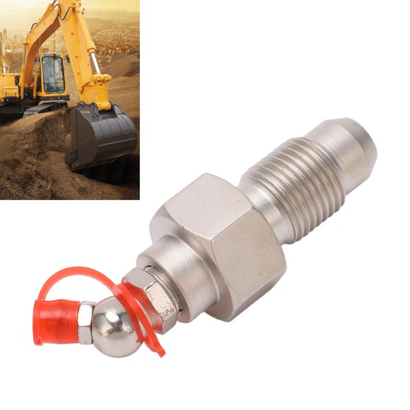4250350, Professional Excavator Grease Valve Rust Roof Stainless Steel Grease Valve Replacement for Concrete Mixers