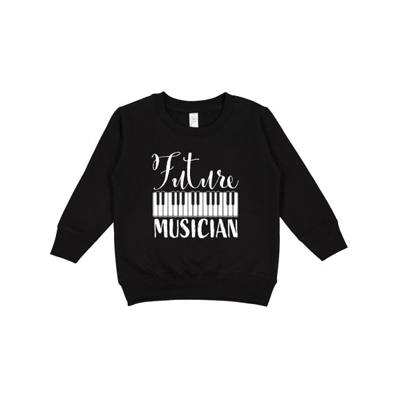 Inktastic Future Musician Piano Music Toddler Sweatshirt
