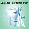 thumbnail image 4 of 5 Boxes Portable Double Head PP Plastic Handle TPU TPU Toothbrush with Storage Box Home Hotel Teeth Floss Brushes Toothbrushes Mouthcare Accessories, 4 of 7