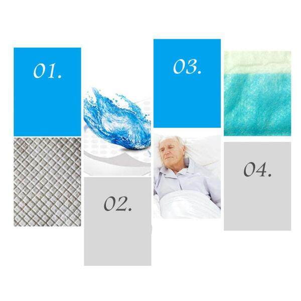 Protections Jetables pour Lit d'Incontinence Imperméables Protège-Incontinence Urinaire 5 Pcs 80x150cm