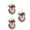 thumbnail image 4 of Bolas de Navidad, 3 piezas de bolas de Navidad con decoraciones de temporada, colgante de Navidad de primera calidad, 4 of 12