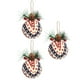 thumbnail image 3 of 3 piezas de bolas navideñas con decoración de piñas, bolas colgantes para árbol de Navidad tipo estrella, adornos para fiestas navideñas, 3 of 10