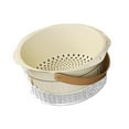 thumbnail image 5 of WeiLaiKeQi Party Beverage Bin Portable Beverage Chilling Tub for Parties Pub Restaurant Beige and Basket, 5 of 9