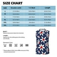 thumbnail image 5 of Lsque Daisy Flowers Print Men's Cotton Blend Sleeveless Muscle Shirts (S-3XL)- Moisture Wicking, Odor Protection, UPF 30+,Medium, 5 of 8