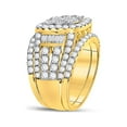 thumbnail image 3 of Diamond Princess 14kt Yellow Gold Round Diamond Bridal Wedding Ring Band Set 4 Cttw, 3 of 4