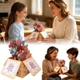 thumbnail image 5 of Xinyat 3D Pop-Up Greeting Card, Handmade Popup Flower Bouquet Card with Envelope for Mother's Day Thank You Anniversary Birthday, 5 of 5