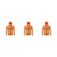 thumbnail image 2 of Chaqueta de ciclismo Advancent abrigo cortavientos impermeable Naranja L/EUR M, 2 of 6