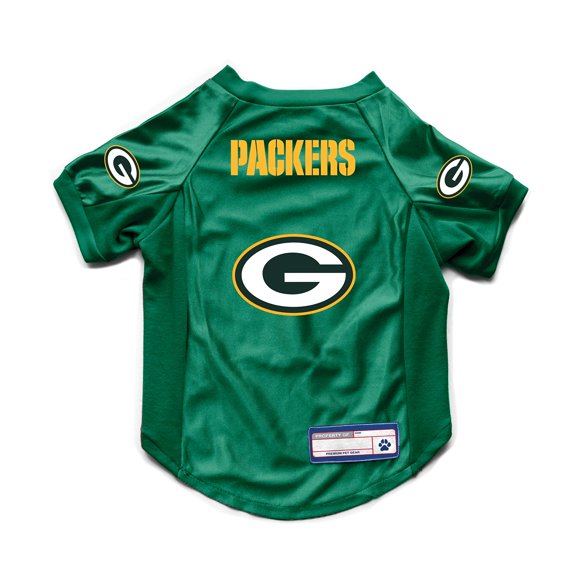 Littlearth NFL Green Bay Packers Stretch Pet Jersey, Team Color, Small