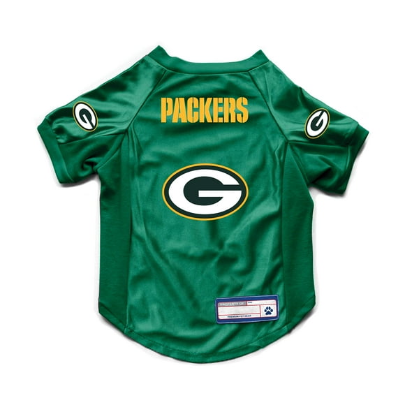 Littlearth NFL Green Bay Packers Stretch Pet Jersey, Team Color, Small