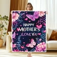 thumbnail image 4 of Soft Warm Mom Blanket - Birthday Gift Blanket for Mom Happy Mothers Day Throw Gift for Mother, Wife, Grandma from Daughter, 30"x40", 4 of 5