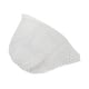 thumbnail image 4 of Red de pesca plegable de goma transparente blanca de 55 cm para pescadores., 4 of 14