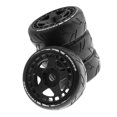 thumbnail image 4 of 4Pcs RC Car Model Car Tyre Wear Resist :8 1:7 Rubber RC Tires Wheels, 4 of 7