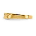 thumbnail image 3 of Auriga Fine Jewelry 14K Yellow Gold and Rhodium AA Quality .03 carat Diamond Trio Women's Complete Wedding Band Size 6, 3 of 7