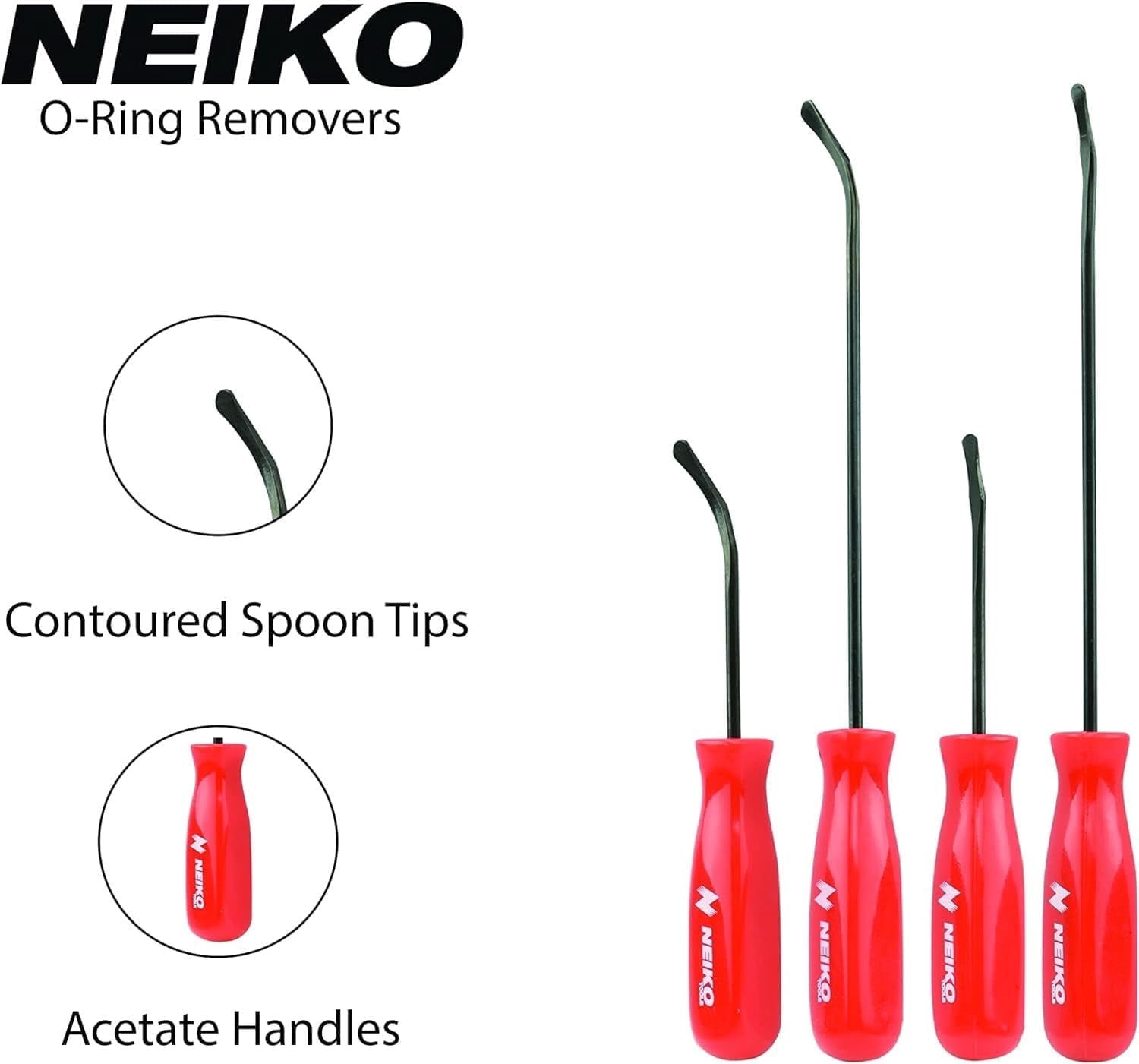Neiko Tools 407-delige rubberen O-ring assortiment set - 32 SAE maten
