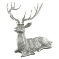 thumbnail image 4 of GVN Christmas Decorations Decor,Standing Reindeer Statue Aluminum Deer Sculpture for Indoors Christmas Decor-Silver, 4 of 4