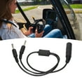 thumbnail image 3 of HELICOPTER To GA Headset Adapter, Aviation Headset Cable Professional Convenient Portable Stable  for PJ-055B, 3 of 8
