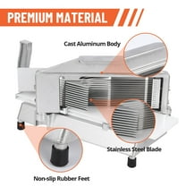 Acekid Commercial Tomato Slicer, 3/16" Heavy Duty Tomato Slicer Tomato Cutter With Built-In Cutting Board for Home or Restaurant