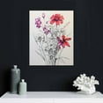 thumbnail image 4 of Nawypu Watercolor Pink Flower Art Print,Pink Lotus poster Canvas Wall Art Printing for Girls Bedroom Decoration, 4 of 4