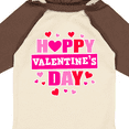 thumbnail image 4 of Inktastic Happy Valentine's Day with Hearts Boys or Girls Long Sleeve Baby Bodysuit, 4 of 5