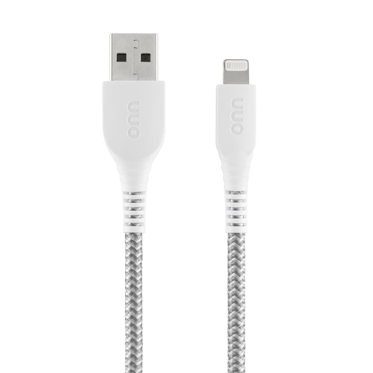 onn 6ft Lightning to USB-A Braided Charging Cable (2-Pack) photo 2