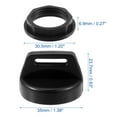 thumbnail image 3 of Unique Bargains 2 Set UTV ATV Ignition Key Cover Cap 5433534 with Cap Nut for Polaris for Ranger Brutus RZR Black, 3 of 7
