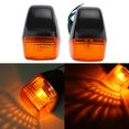 thumbnail image 3 of 2 uds, luces LED ámbar indicadoras de señales de giro para motocicleta para Honda Orange naranja Sunnimix Gire las luces indicadoras de señal, 3 of 8