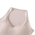 thumbnail image 6 of Racerback Tank Tops for Women Built in Bra Sleeveless Crop Top Deep V Neck Stretchy Slim Fitted Undershirts, 6 of 6