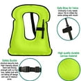 thumbnail image 3 of Chaleco inflable de snorkel para niños, chalecos de chaquetas de snorkel para principiantes de deportes acuáticos, 3 of 6