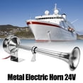 thumbnail image 3 of Bocina de aire de 24V 150DB, trompeta única de 16 pulgadas, bocina de aire para trenes, , UVs Sunnimix Bocina de aire de una sola trompeta, 3 of 6