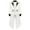 White, variant on Men's Gothic Tailcoat Coat Steampunk Retro Tail Coat Medieval Lapel Court Dress Slim Coat White 10(XXL)