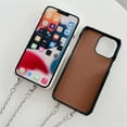 thumbnail image 6 of for iPhone X XR XS Max 8 7 Plus SE Case, Luxurious Crocodile-Patterned Leather Phone Case, Double-Layer Card Slots, Fashion Chain Protector Cover(Off-White,X/XS), 6 of 8