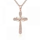 thumbnail image 1 of Cross Necklace 925 Sterling Silver Infinite Pendant Religious Jewelry Christian Baptist, Classical Fashion., 1 of 2