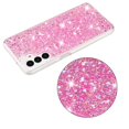 thumbnail image 3 of For Samsung Galaxy S24+ Case,Cute Glitter Bling Twinkle Stardust with Drop Protection Shockproof Soft TPU Slim Flexible Phone Case Girls/Women Protective case for Samsung Galaxy S24+,Anti Scratch,Pink, 3 of 5
