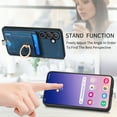 thumbnail image 5 of Dteck for Samsung S24 Plus,Compatible Magsafe Accessory, Shockproof Back Flip Folio Wallet Cases Magnetic 2-in-1 Detachable RFID Blocking Leather Women Men Cover,Blue, 5 of 10