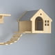 thumbnail image 4 of Villa Cat Bed, Wall-Type Cat Bed, Small Solid Wood Cat Wall Shelf A, 4 of 5