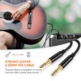 thumbnail image 3 of Pedal Wire, Stable  Guitar Patch Cable Wide Application 6.35mm Low Noise  Sound Quality  for Playing, 3 of 8