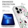 thumbnail image 2 of Rosebono For iPhone 14 Plus Case Compatible with MagSafe, IMD Rose Graphic Fashion Cute Colorful Skin Cover Shockproof Case for iPhone 14 Plus, 2 of 5