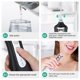 thumbnail image 3 of Jumpingount Irrigador de agua eléctrico ajustable de 350ml con carga de 5W, 3 modos, chorro inalámbrico para el hogar IPX6, irrigador de boca impermeable cuidado de los oídos Negro Jumpingount CE001116-03B, 3 of 6