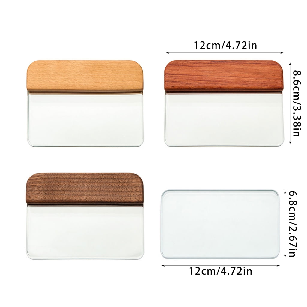 Tempered Glass Scraper Leathercraft Glass Slicker1eatherWorking Tool