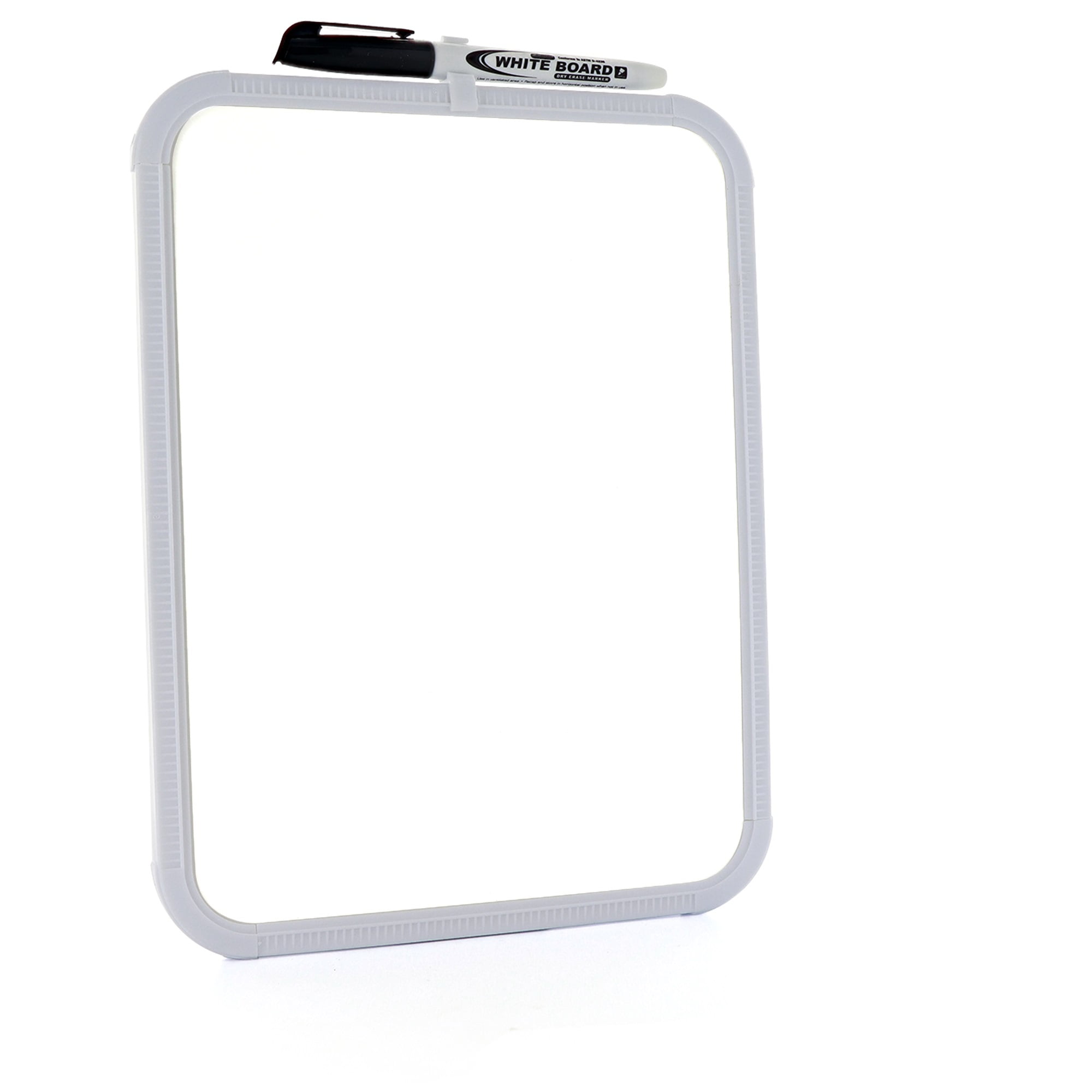 8.5' X 11' Dry Erase Board with Marker Sturdy Frame Mount Horizontally or Vertically Helps You to get Organised Perfect for Home or Office (Pack of 2) by - Emraw