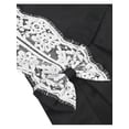 thumbnail image 6 of Sunny Fashion Girls Black Dress With White Lace Bow Cap Sleeve Casual Party 5 Years, 6 of 7
