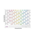 thumbnail image 2 of Monthly Calendar Planner Yearly Schedule Monthly Journal Yearly Large Planner Large Calendar Planner Punch Card Calendar 2025 Calendar Daily Schedule Planner, 2 of 6