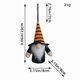 thumbnail image 2 of Colgante Pequeño Luminoso de Halloween, Sombrero Alto, Enano, Decoración de Ventana, Muñeco Rudolf Sin Rostro Navideño, 2 of 2