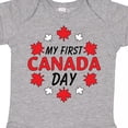 thumbnail image 4 of Inktastic My First Canada Day with Red and White Maple Leaves Boys or Girls Baby Bodysuit, 4 of 5