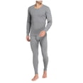 thumbnail image 4 of Chemises à Manches Longues pour Hommes Chemises à Manches Longues pour Hommes Coton Uni Coton Mince Col Rond Manches Longues sous-Vêtements Pantalon Ensemble, 4 of 8