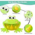 thumbnail image 2 of Baby Bath Bubble Toys Set, Automatic Frog Bubble Maker Kids Bath Bubble Machine With 12 Music Baby Fun Bath Toys, 2 of 4