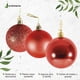 thumbnail image 3 of Set de 24 Esferas Navideñas Jardimanía, Plástico rojo, 3 of 6